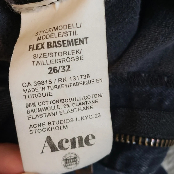 Acne Studios Cropped Skinny Jeans - Picture 14 of 15